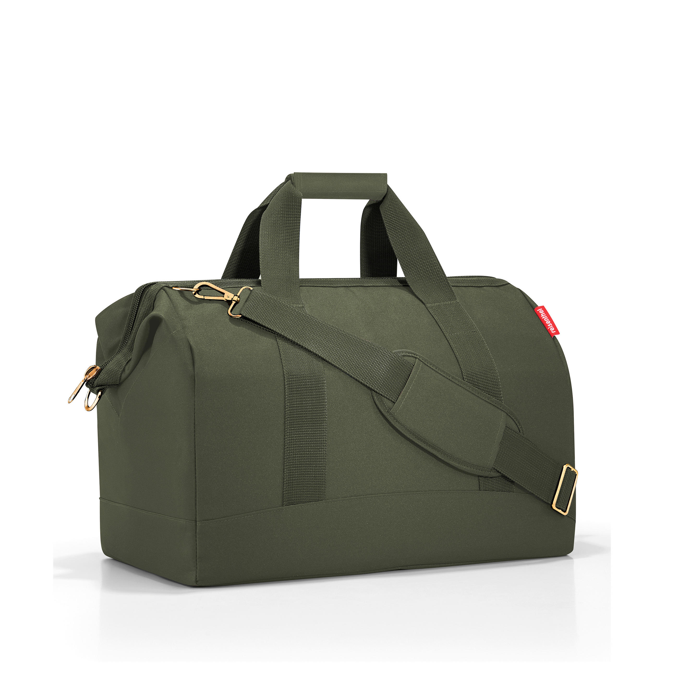Reisenthel Reisetasche Allrounder L urban forest gold Waldgrün 48x39.5x29 cm