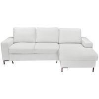 ECKSOFA Naturfarben Cord  - Schwarz/Naturfarben, KONVENTIONELL, Textil/Metall (240/150cm) - Carryhome