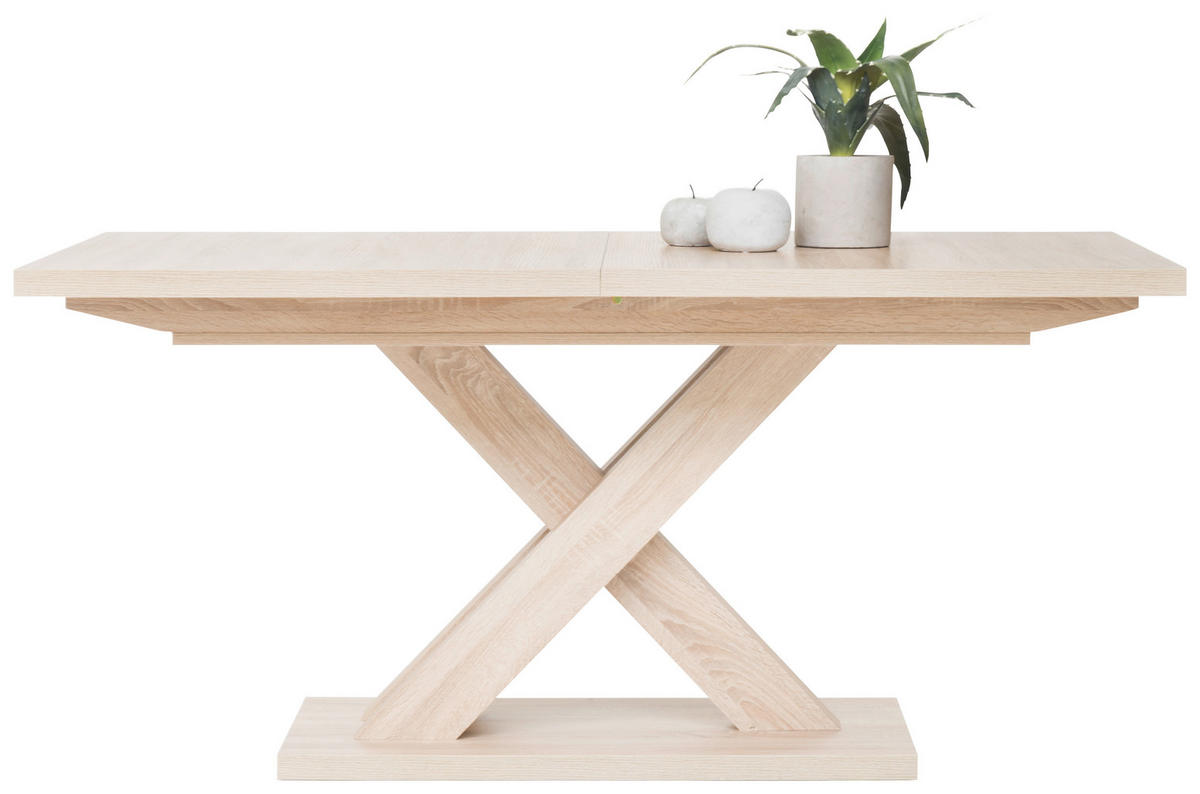 ESSTISCH in Holzwerkstoff 160/90/76 cm  - Eichefarben, KONVENTIONELL, Holzwerkstoff (160/90/76cm) - MID.YOU