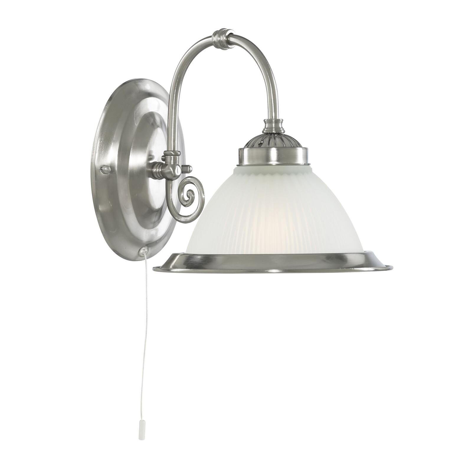 APLICĂ DE PERETE - alb, Basics, sticlă/metal (18/21/21cm)