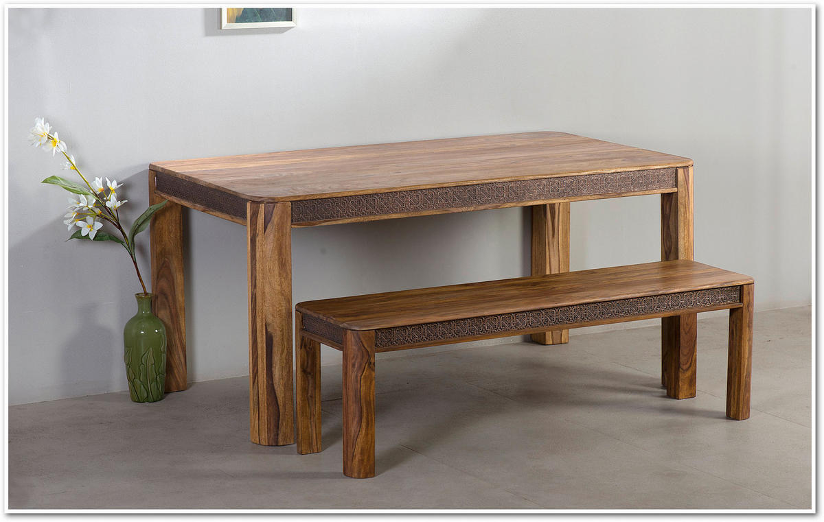 JÍDELNÍ STŮL, akácie, barvy sheesham, 160/90/76 cm - barvy sheesham, Lifestyle, dřevo (160/90/76cm) - Landscape