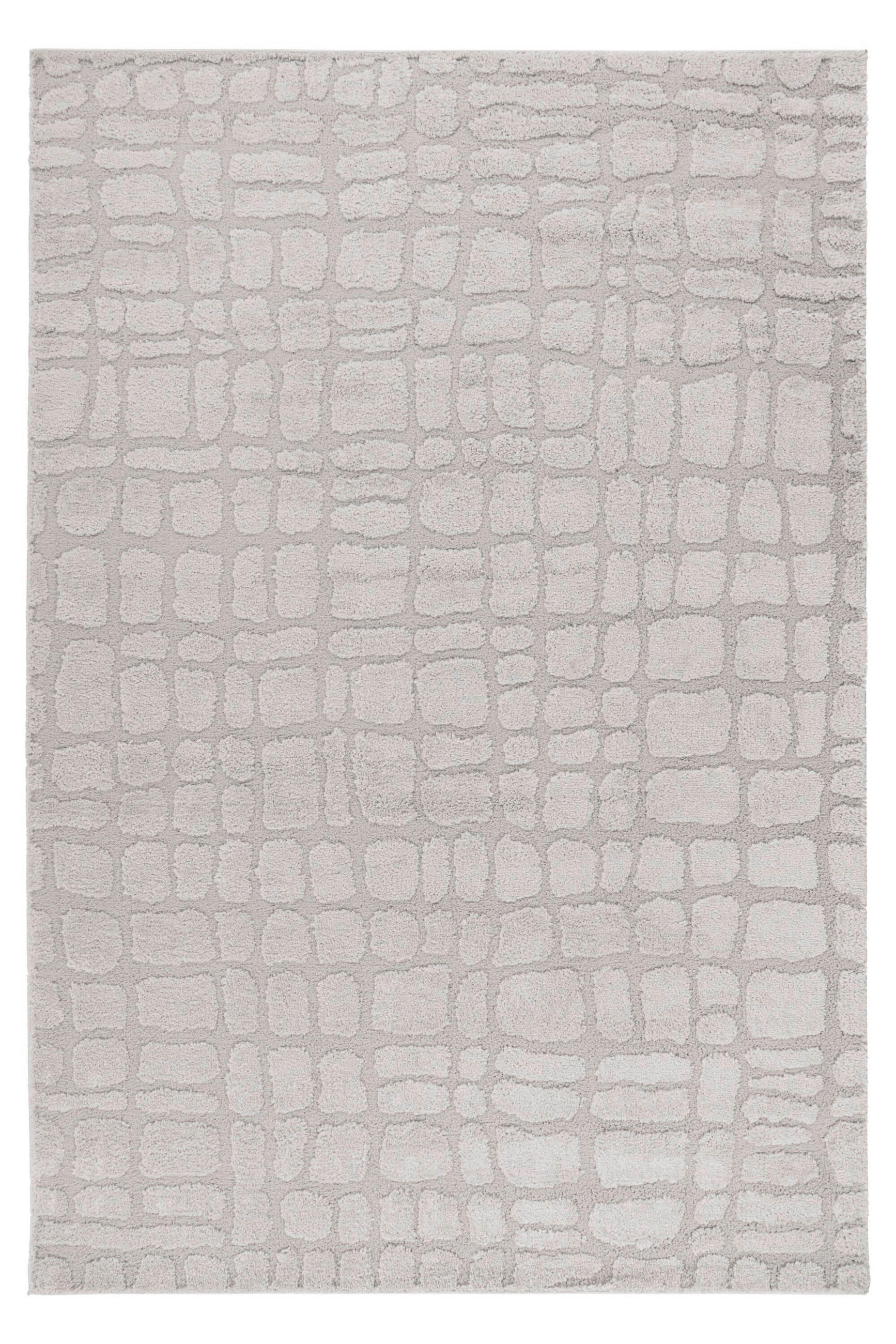 FLACHWEBETEPPICH 120/170 cm Silberfarben  - Silberfarben, Basics, Textil (120/170cm) - Kayoom