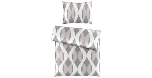 BETTWÄSCHE TIRANA Mikrofaser 140/200 cm  - Grau, KONVENTIONELL, Textil (140/200cm) - Boxxx