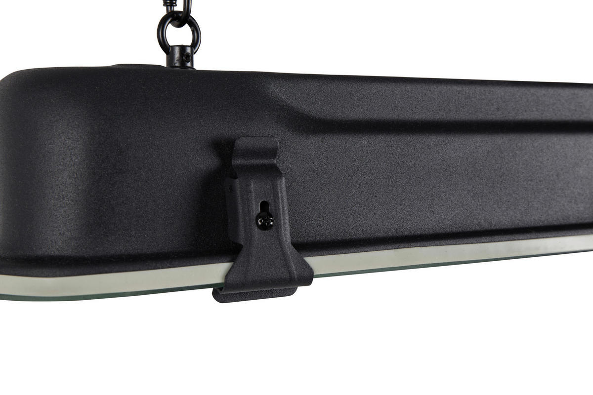 HÄNGELEUCHTE 70/190/14 cm  - Schwarz, Basics, Glas/Metall (70/190/14cm) - Zuiver