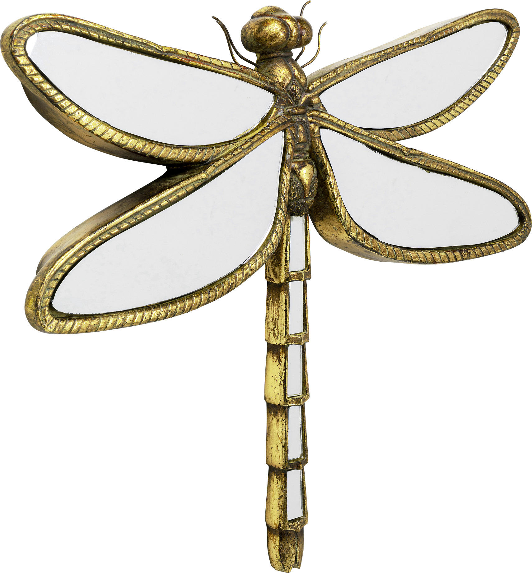 WANDDEKO    - Goldfarben, LIFESTYLE, Glas/Kunststoff (36/47/5cm) - Ambia Home