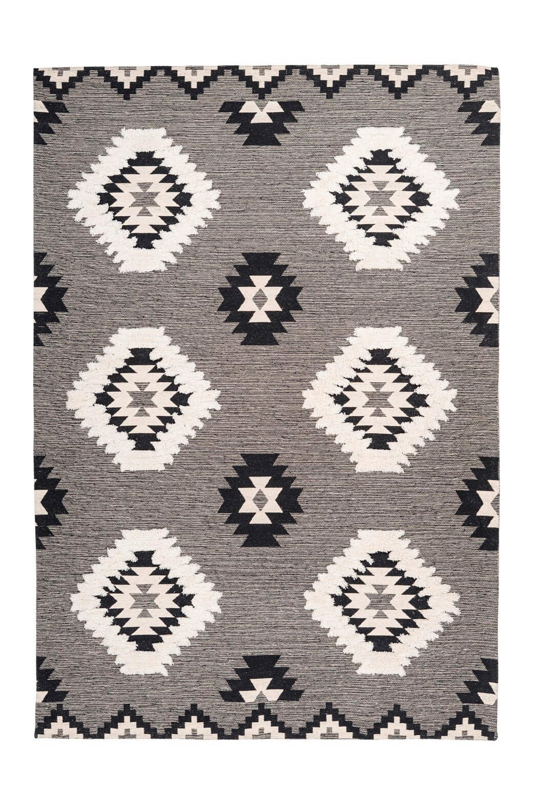 FLACHWEBETEPPICH 200/290 cm Grau  - Grau, Basics, Textil (200/290cm) - Novel