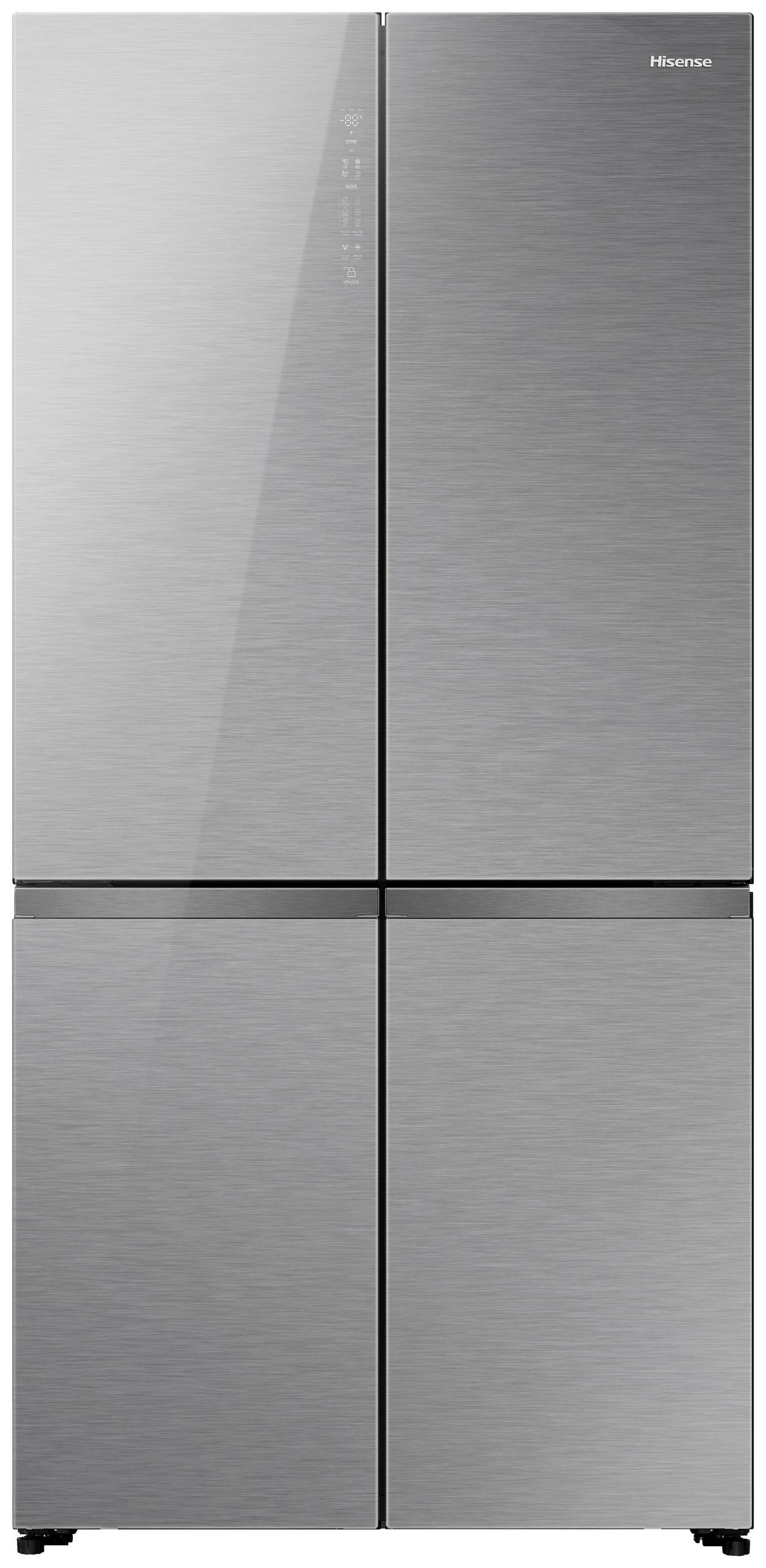 FRENCH-DOOR RQ5P605NSVE  - Edelstahlfarben, Trend (91,1/190/60cm) - Hisense