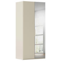 DREHTÜRENSCHRANK 101/223/61 cm,  in Champagner, 2-türig  - Champagner, Basics, Glas/Holzwerkstoff (101/223/61cm) - Novel