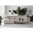 ECKSOFA Taupe Struktur  - Taupe/Schwarz, Design, Kunststoff/Textil (205/284cm) - Xora