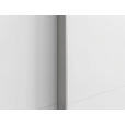SCHWEBETÜRENSCHRANK 162/223/68 cm 2-türig Weiß  - Alufarben/Weiß, Basics, Glas/Holzwerkstoff (162/223/68cm) - Novel