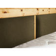 BOXSPRINGBETT 180/200 cm  in Dunkelgrün  - Dunkelgrün, Natur, Holz/Textil (180/200cm) - Linea Natura