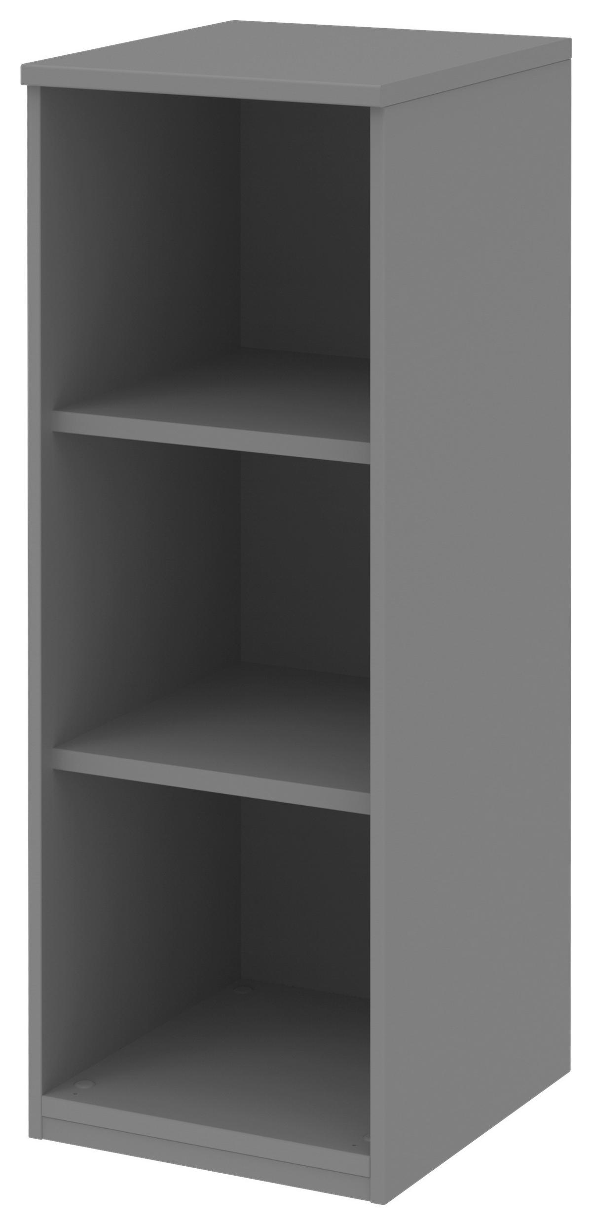 AKTENREGAL 40/111,7/43 cm  - Grau, Konventionell, Holzwerkstoff (40/111,7/43cm) - Moderano