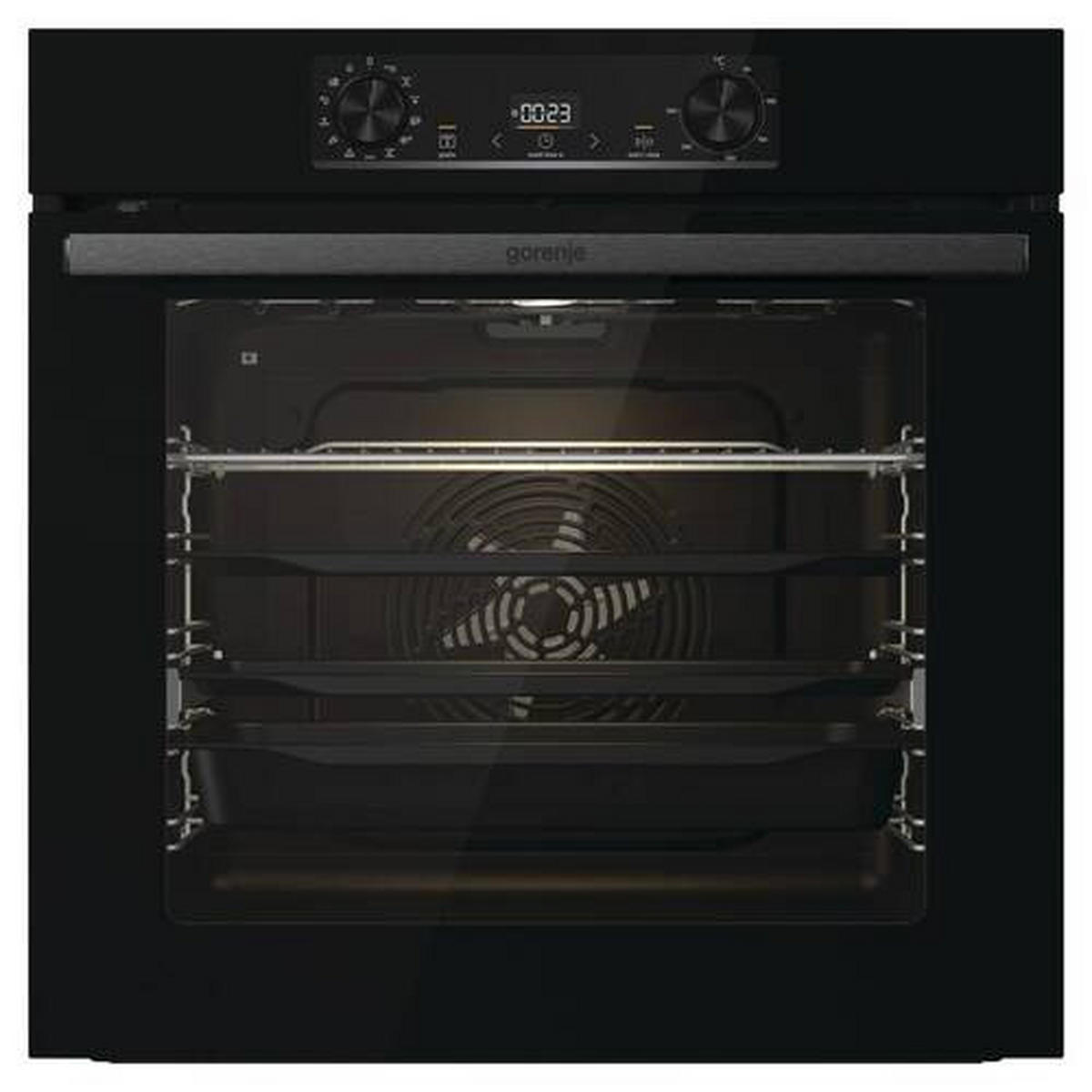 EINBAUBACKOFEN BPS 6737 E14BG  - Schwarz, Basics, Glas/Metall (59,5/59,5/56,4cm) - Gorenje