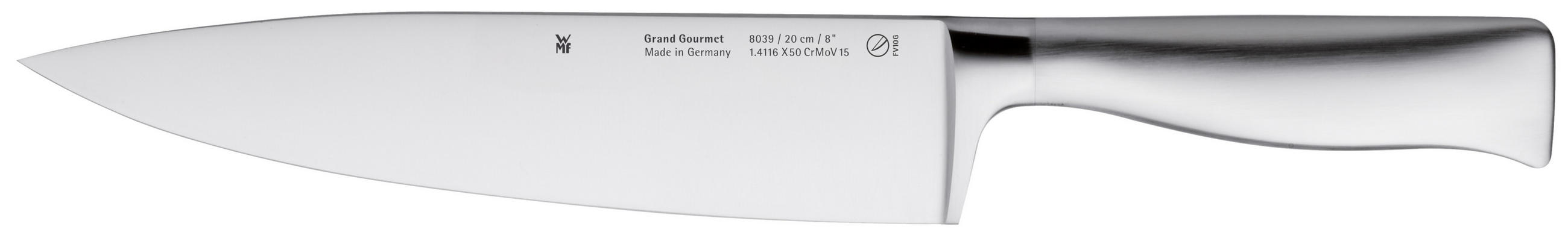 NOŽ ŠEFA KUHINJE Grand Gourmet 33,5 cm oplemenjeni čelik - boje oplemenjenog čelika, Basics, metal (33,5cm) - WMF