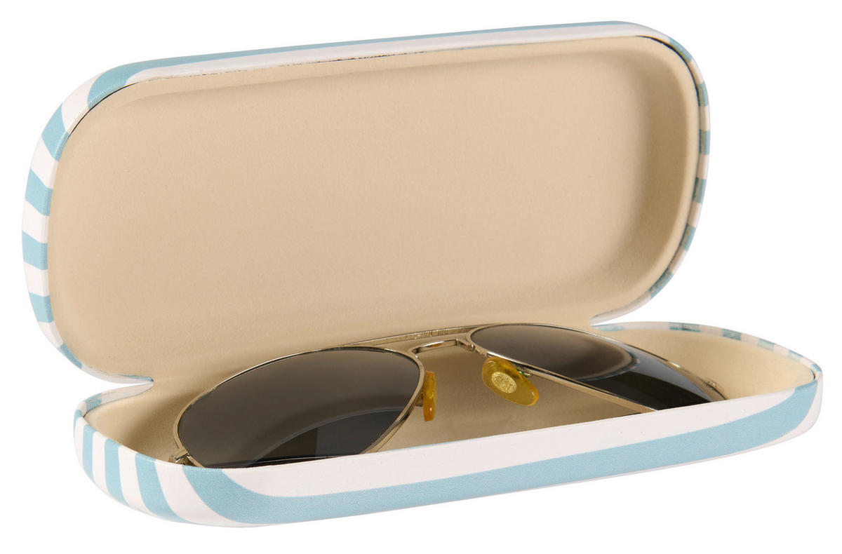 BRILLENETUI Cannes  - Taubenblau, Trend, Kunststoff (16/6/2.5cm)