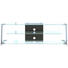 TV-ELEMENT 130/42/45 cm - Edelstahlfarben, Design, Glas/Metall (130/42/45cm) - Voleo TV-ELEMENT 130/42/45 cm - Edelstahlfarben, Design, Glas/Metall (130/42/45cm) - Voleo
