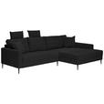 Freisteller von Carryhome ECKSOFA Schwarz Cord.
