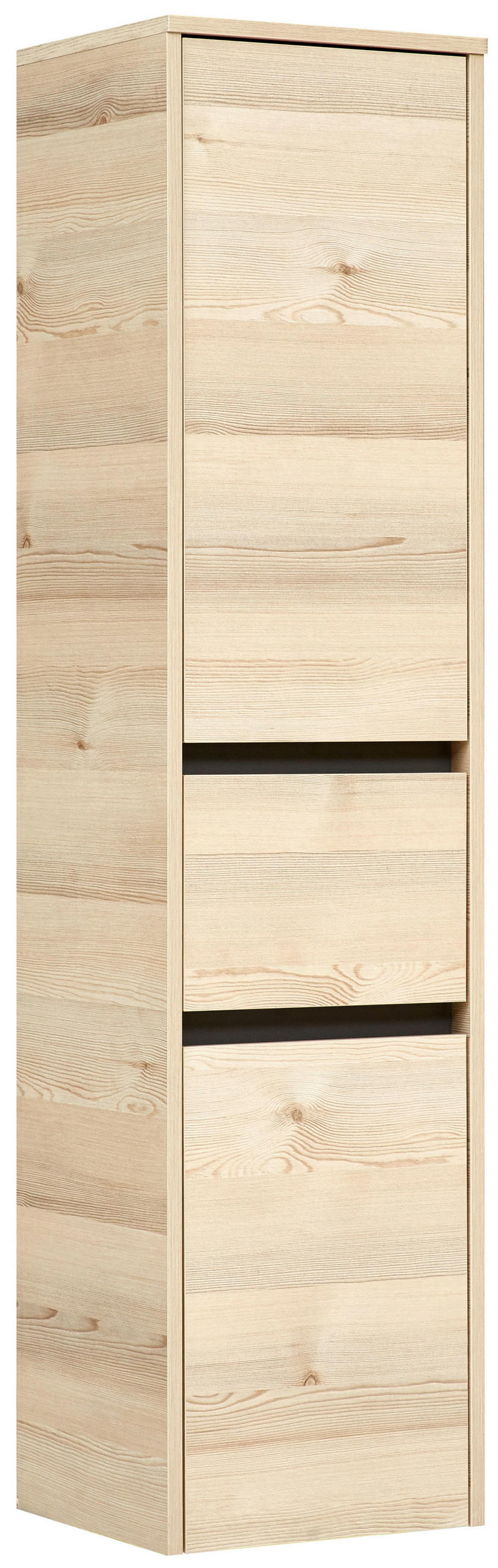 SREDNJI ORMAR   - siva/boja pinije, Osnovno, staklo/pločasti materijal (35/145,6/33cm) - Xora