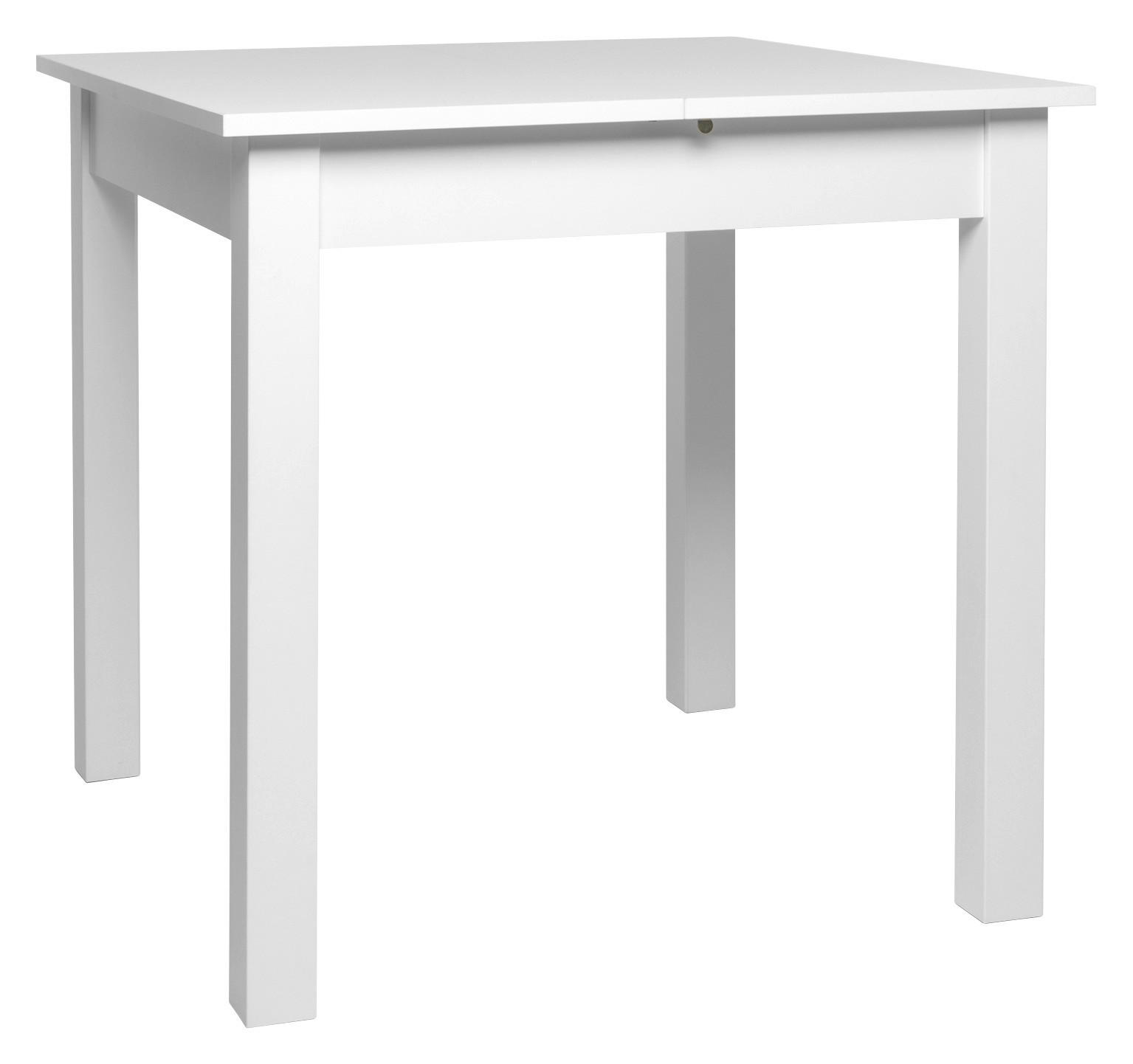 ESSTISCH in Holzwerkstoff 80/80/76,5 cm  - Weiß, Design, Holzwerkstoff (80/80/76,5cm) - MID.YOU