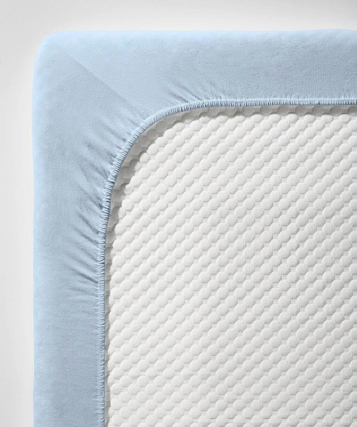 FIXLEINTUCH - Hellblau, Basics, Textil (180-200/200-210cm) - Fleuresse