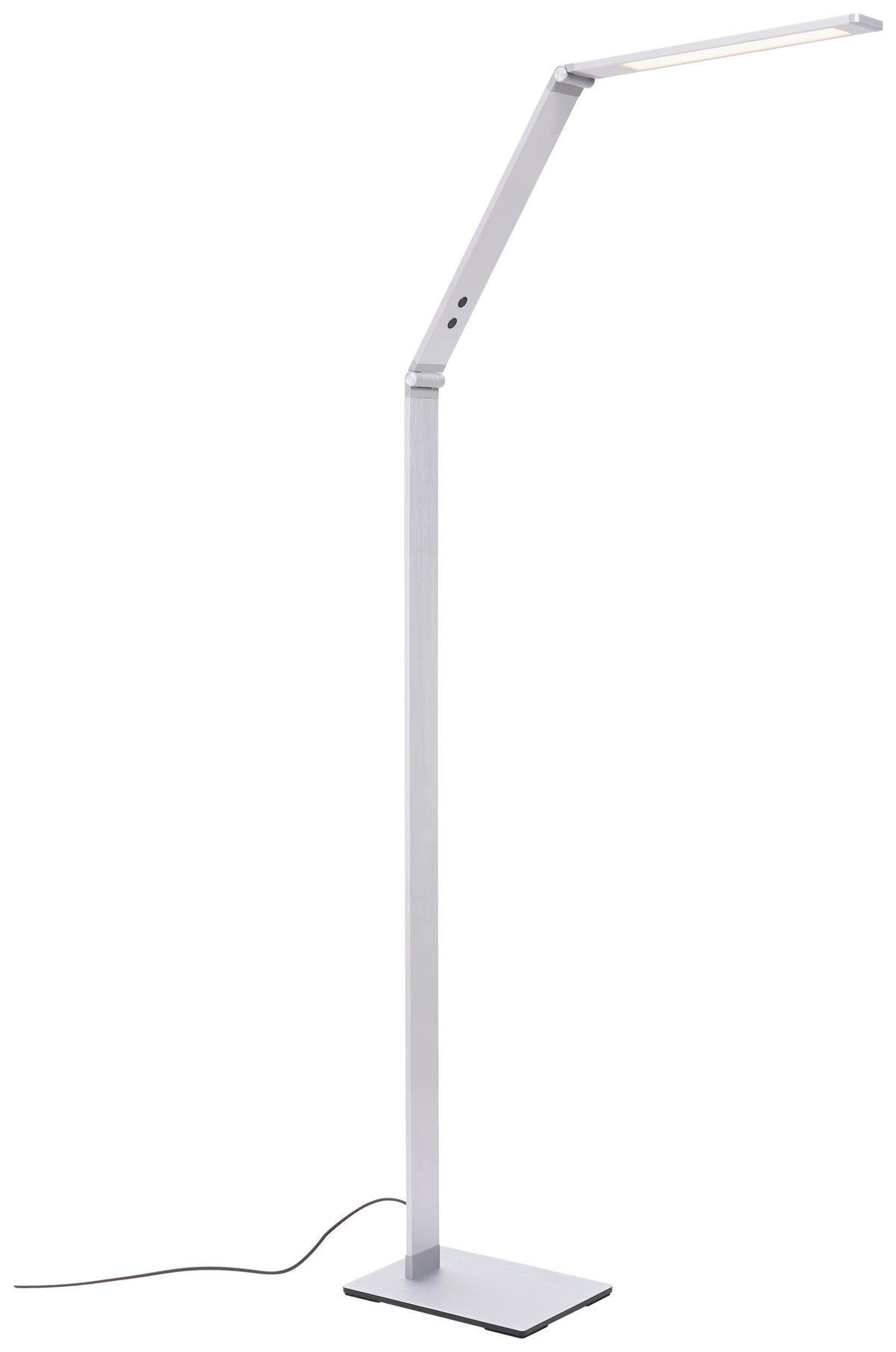 STOJACÍ LED SVÍTIDLO, 36/17/133 cm - barvy hliníku, Design, kov/plast (36/17/133cm) - Fischer & Honsel