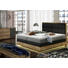 BOXSPRINGBETT Webstoff 160/200 cm INKL. Beleuchtung, Topper - Dunkelgrau/Eichefarben, Design, Holz/Textil (160/200cm) - Linea Natura BOXSPRINGBETT Webstoff 160/200 cm INKL. Beleuchtung, Topper - Dunkelgrau/Eichefarben, Design, Holz/Textil (160/200cm) - Linea Natura