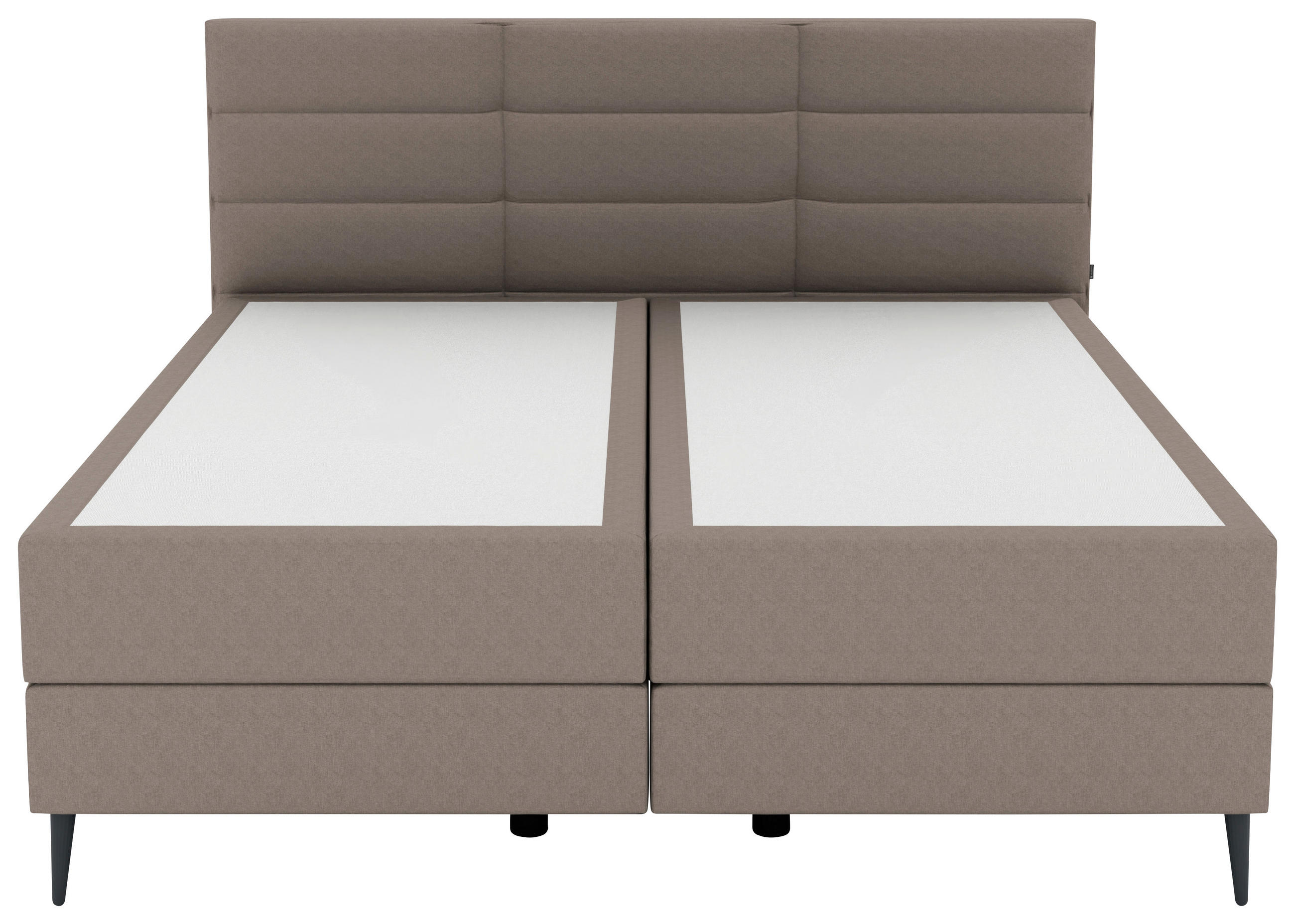 Thumbnail - Musterring Boxspringbett, Hellbraun, Textil, H3, 7-Zonen, Höhe ca. 22 cm, 180x200 cm, Dgm, Über- und Sondergrößen erhält...