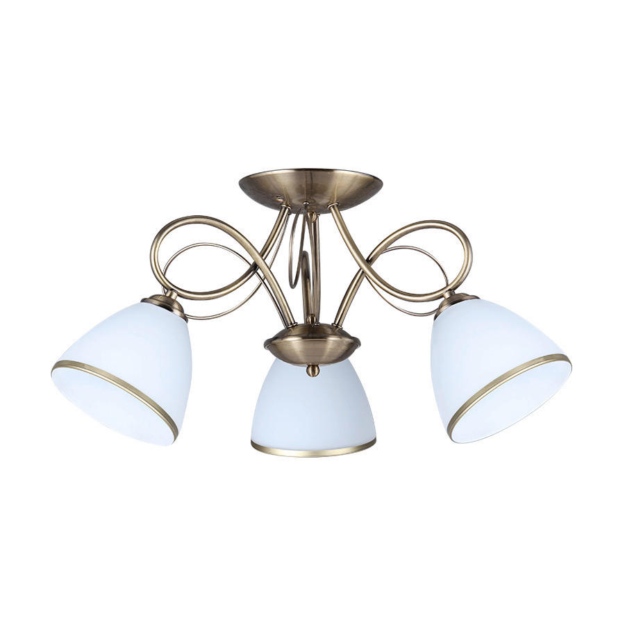 Plafonieră     - alămiu, Basics, metal (59/59/28cm)