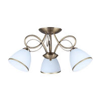 MENNYEZETI LÁMPA - sárgarézszínű, Basics, fém (59/59/28cm)