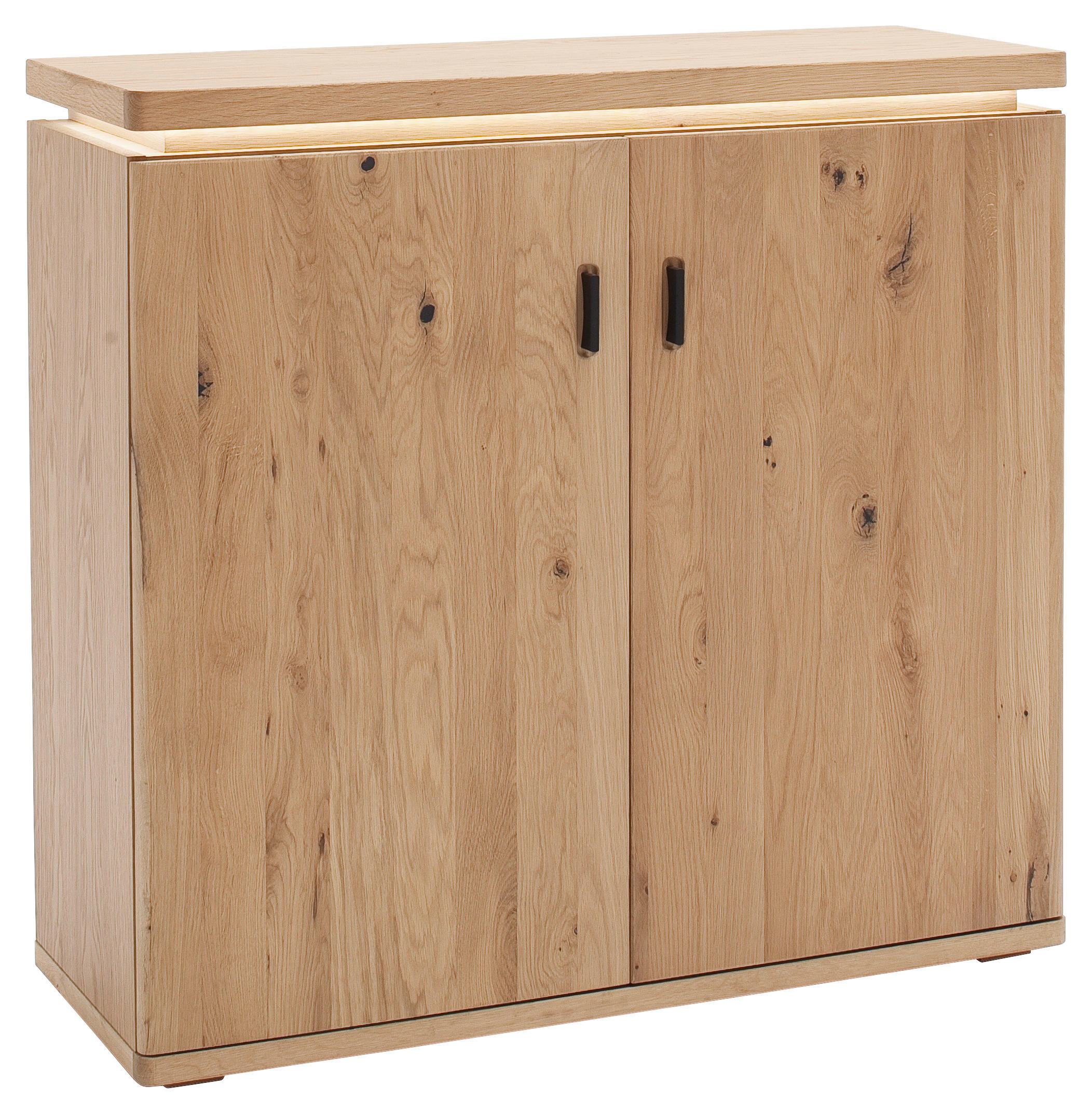 KOMMODE  in 100/95/38 cm  - Eichefarben/Anthrazit, Natur, Holz/Holzwerkstoff (100/95/38cm)