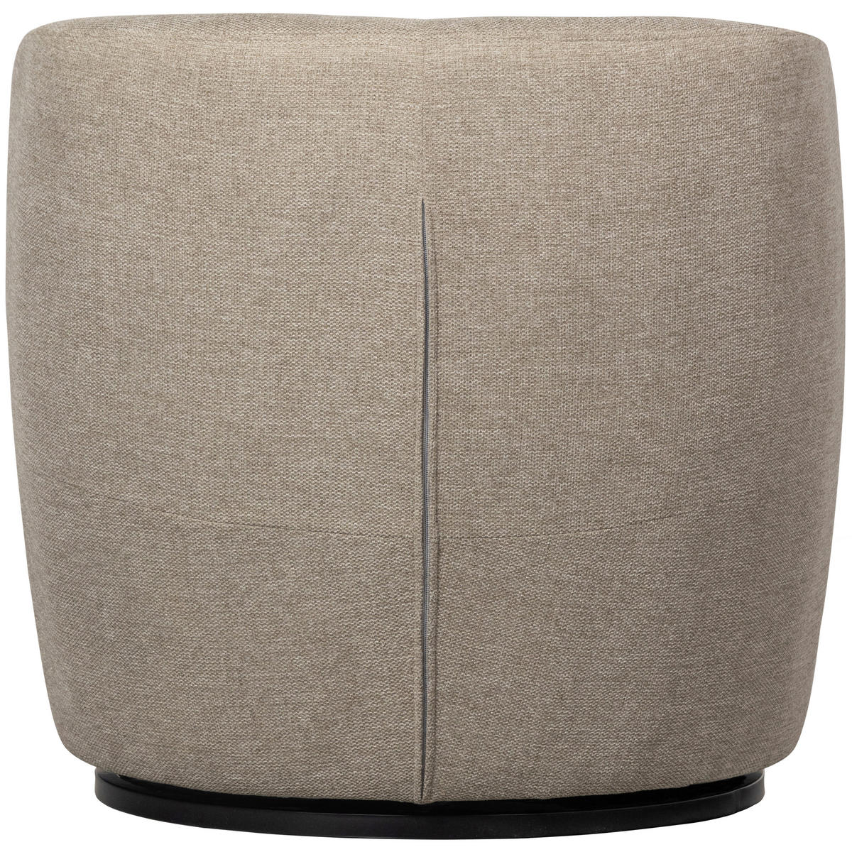 SESSEL in Webstoff Sandfarben  - Sandfarben/Schwarz, Design, Kunststoff/Textil (70/68/77cm) - Livetastic