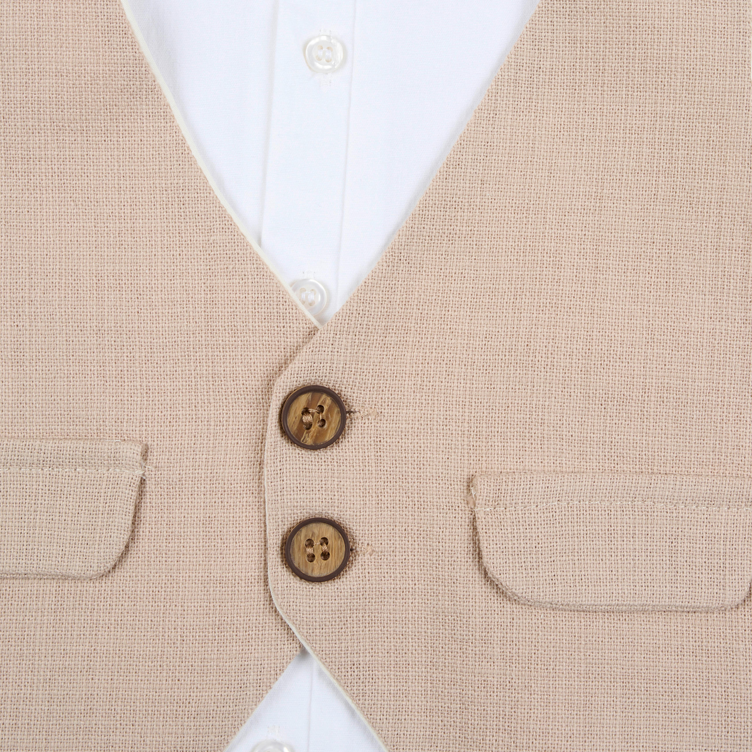FESTTAGSANZUG Festtagsbekleidung  - Beige/Braun, Basics, Textil (86null)