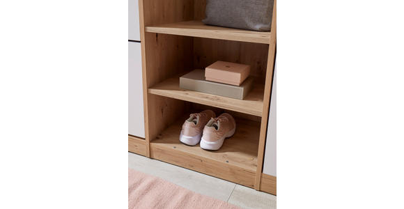 GARDEROBE in 180/195/38 cm - Weiß/Eiche Artisan, Basics, Holzwerkstoff (180/195/38cm) - Xora