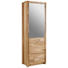 GARDEROBENSCHRANK 66/203/40 cm - Eichefarben/Silberfarben, KONVENTIONELL, Holz/Metall (66/203/40cm) - Landscape GARDEROBENSCHRANK 66/203/40 cm - Eichefarben/Silberfarben, KONVENTIONELL, Holz/Metall (66/203/40cm) - Landscape