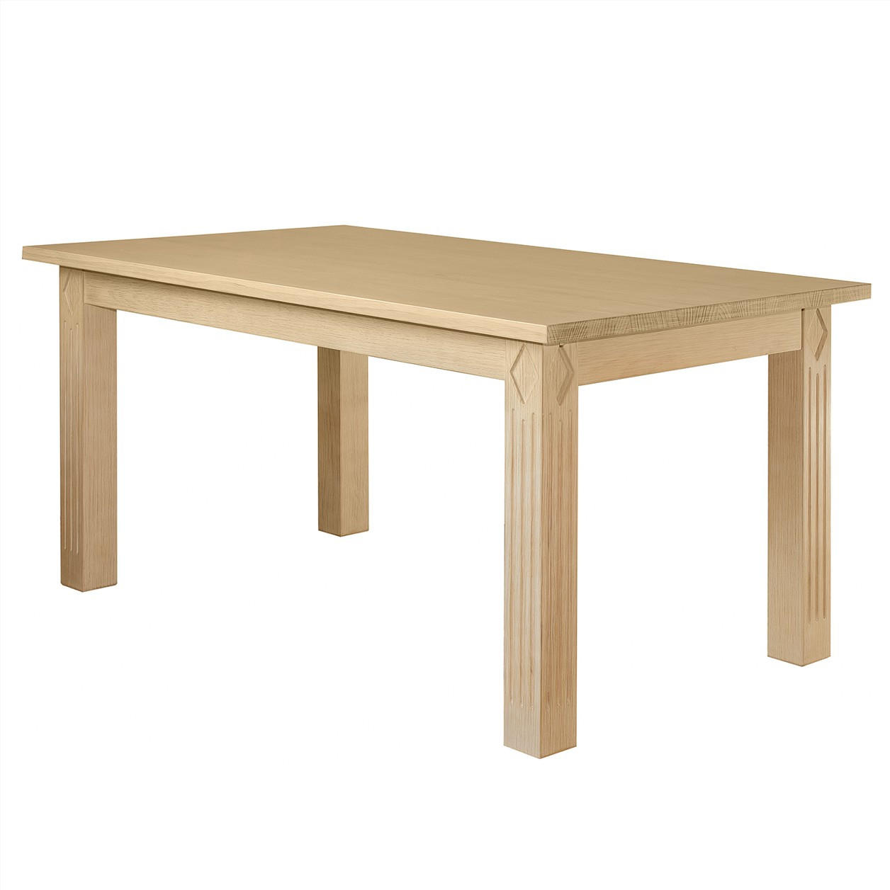 ESSTISCH Pinie massiv rechteckig Beige  - Beige, Design, Holz (180-240/95/77cm) - Livetastic