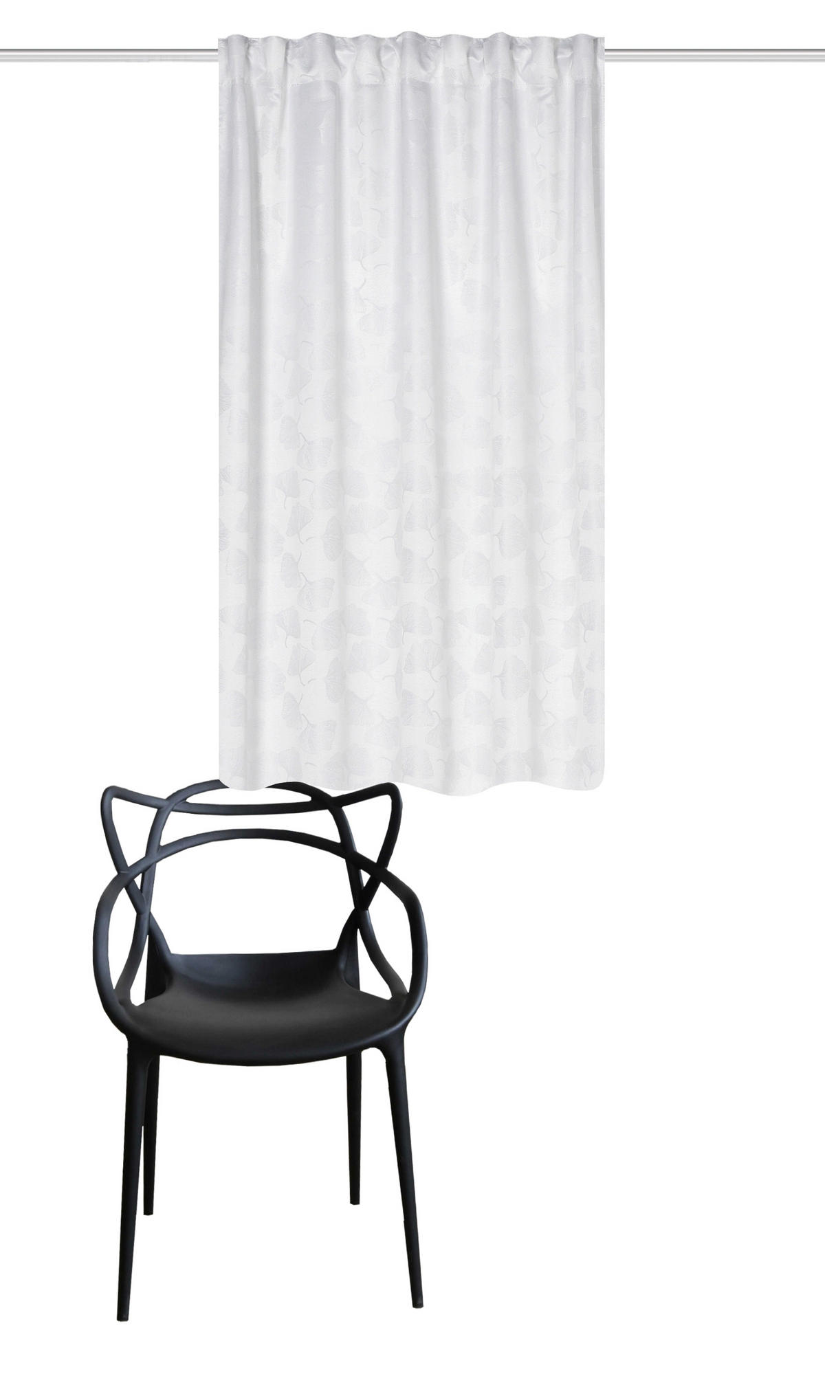 FERTIGVORHANG  Verdunkelung   135/145 cm  - Weiß, Trend, Textil (135/145cm)
