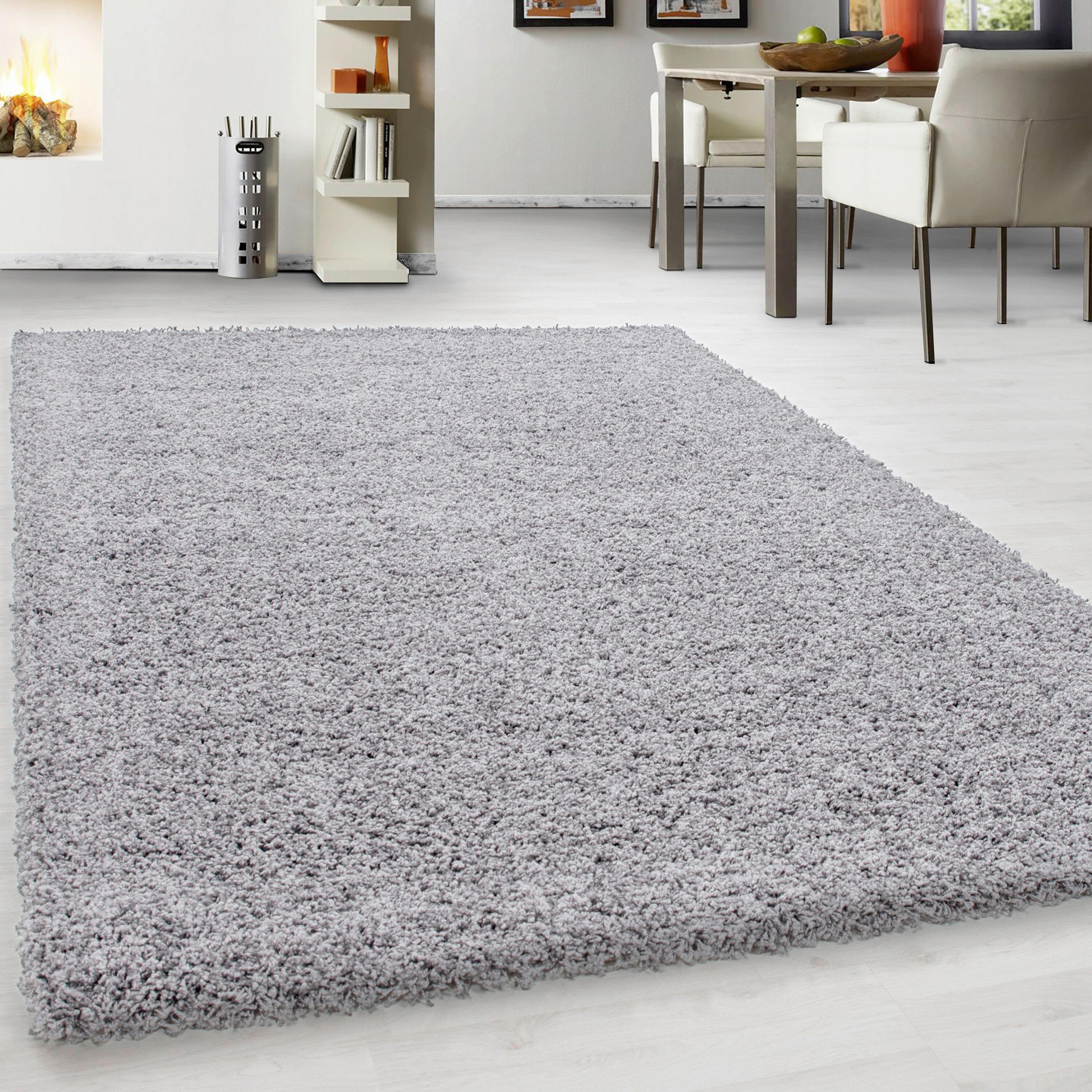 KOBEREC S VYSOKÝM VLASOM, 200/290 cm, svetlosivá - svetlosivá, Konventionell, textil (200/290cm) - Novel