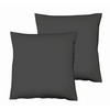 KOPFKISSENBEZUG - Anthrazit, Basics, Textil (80/80cm) - Fleuresse