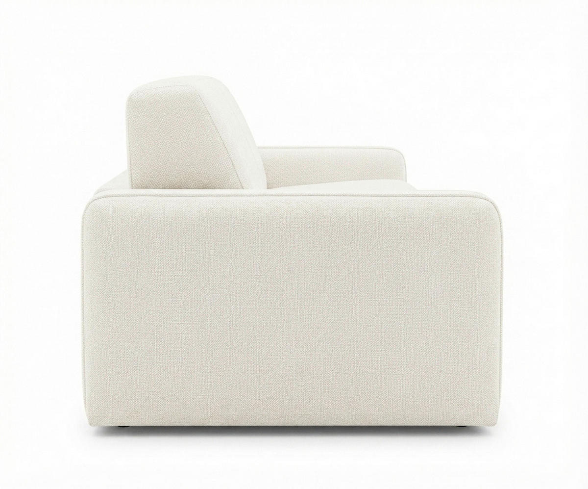 SCHLAFSOFA Webstoff Naturfarben  - Schwarz/Naturfarben, KONVENTIONELL, Kunststoff/Textil (180/86/100cm) - Xora
