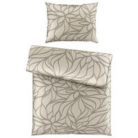 POSTEĽNÁ BIELIZEŇ, satén, sivá, 140/200 cm - sivá, Konventionell, textil (140/200cm) - Boxxx