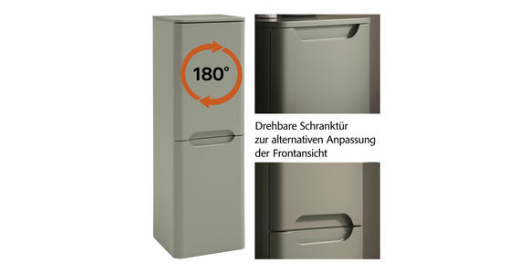 MIDISCHRANK 41/130/35 cm  - Schilfgrün, KONVENTIONELL, Holzwerkstoff (41/130/35cm) - Xora