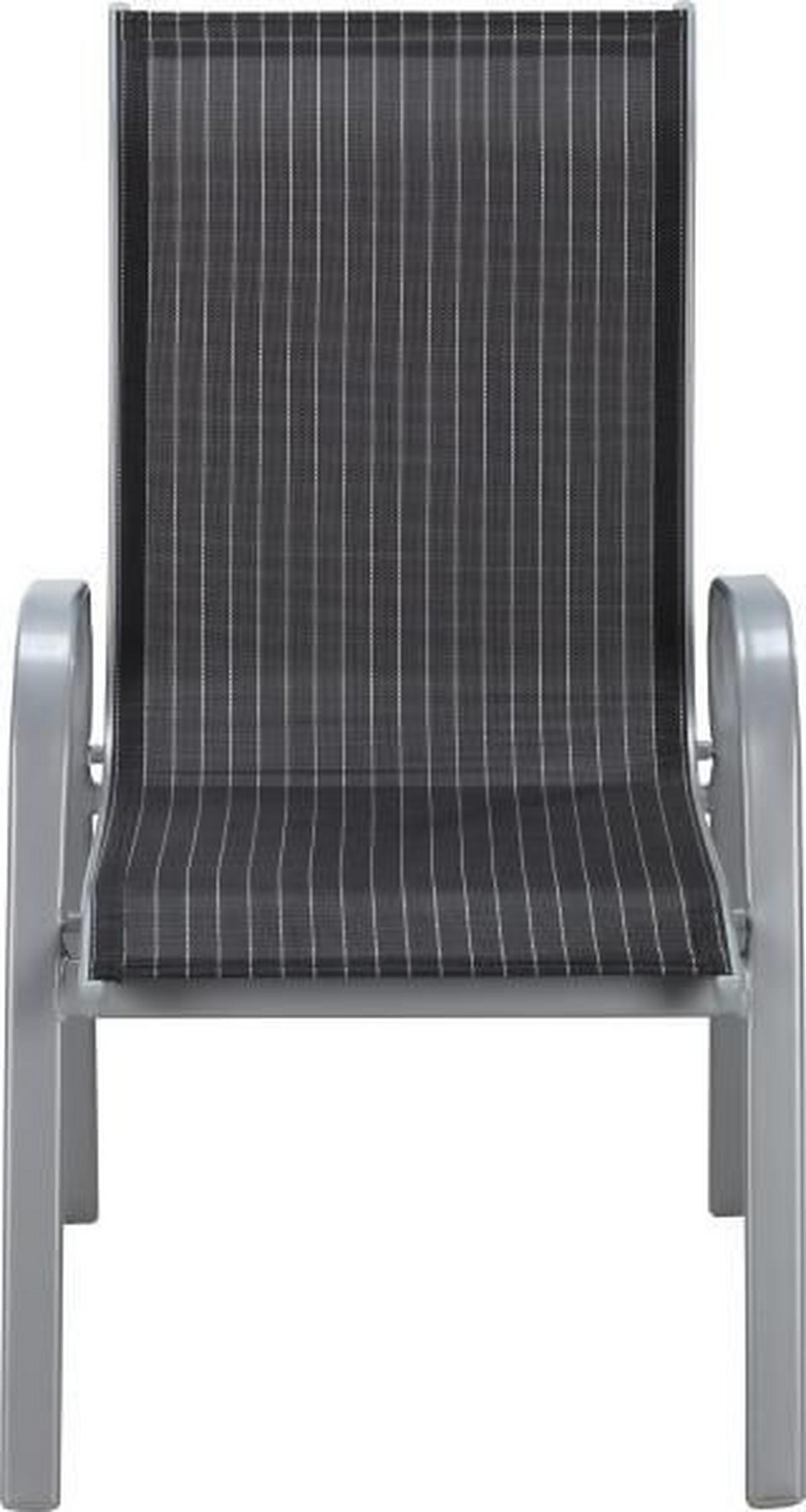 STOLICA SLOŽIVA  crna, srebrne boje, bijela  metal, tekstil      - bijela/srebrne boje, Basics, metal/tekstil (55/96/76cm) - Ambia Garden