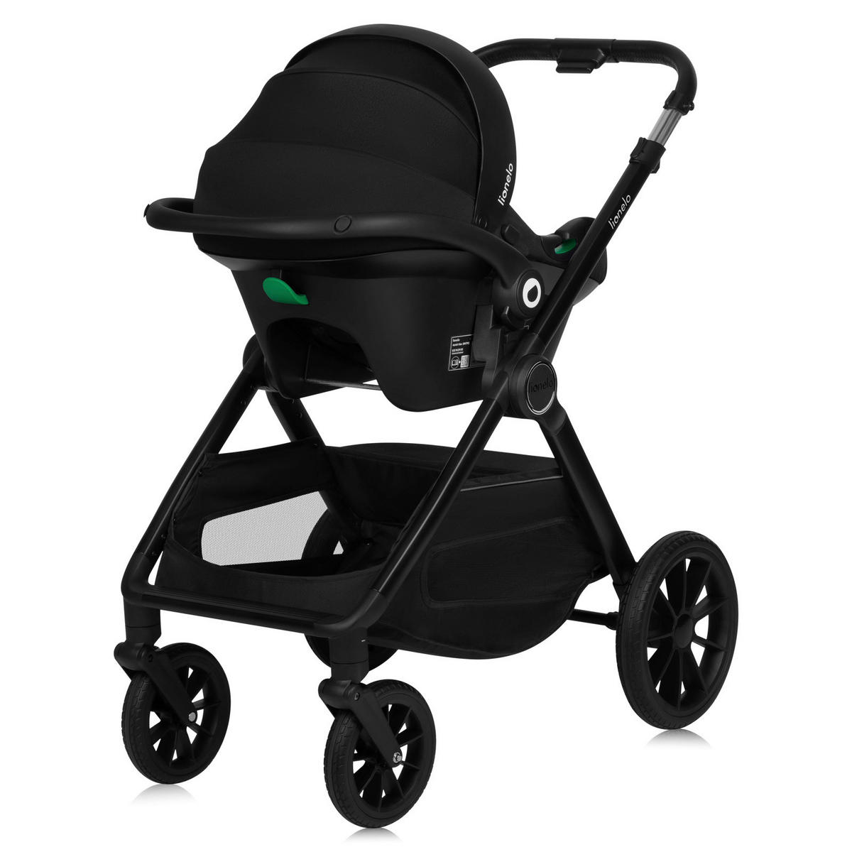 KINDERWAGENSET LO-Layla 3in1  - Grau, Basics (94/62/115cm) - Lionelo