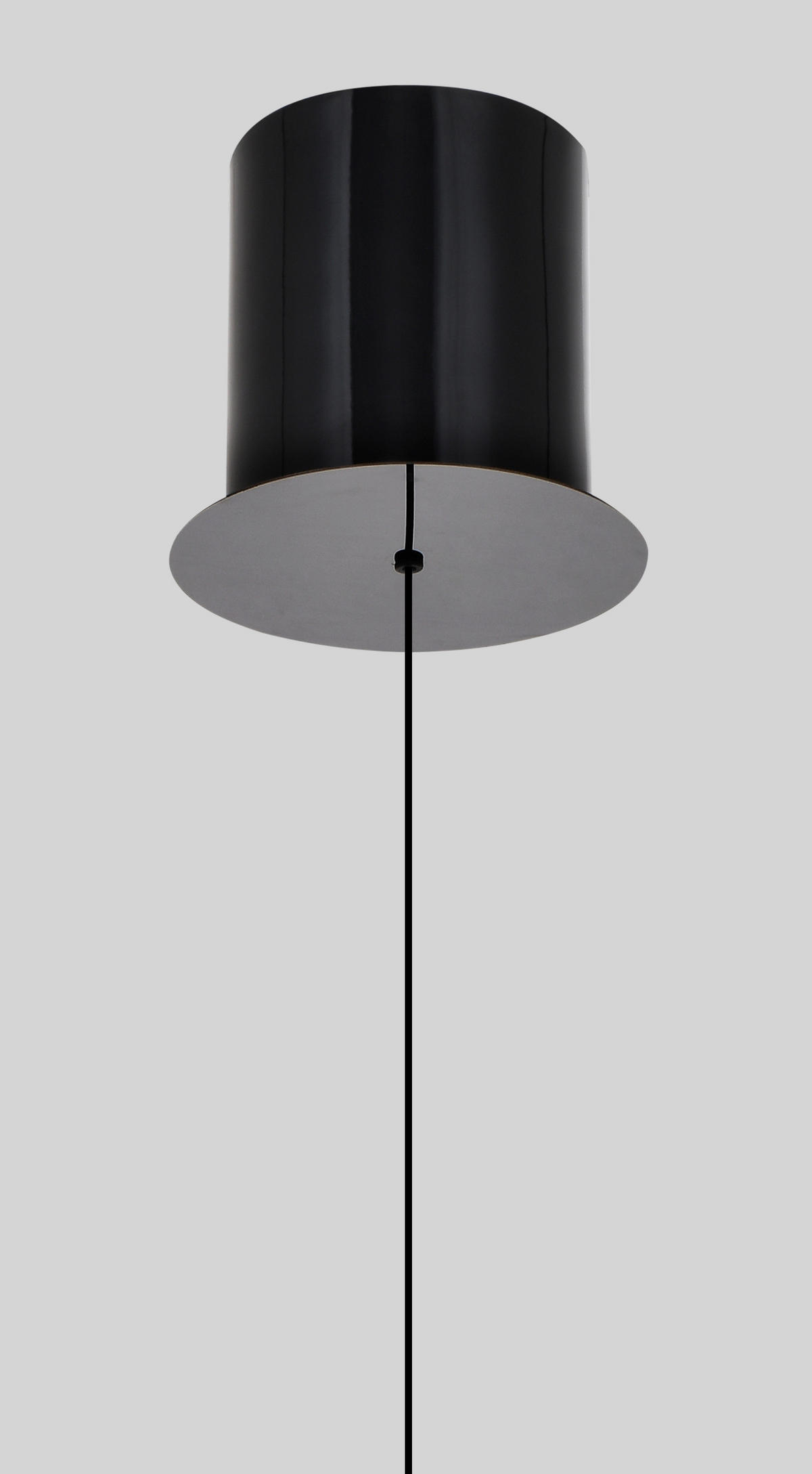 LED-HÄNGELEUCHTE Luberon 12/150/12 cm  - Schwarzchrom, Design, Glas/Kunststoff (12/150/12cm)