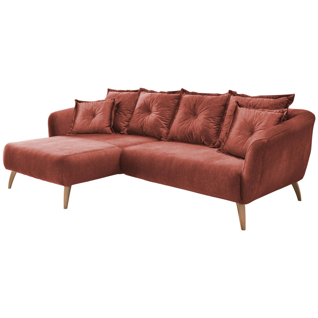 Ecksofa Baggio Koralle S: 162/277 cm