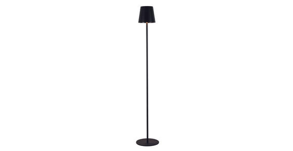 AKKU-STEHLEUCHTE 22/130 cm - Schwarz, KONVENTIONELL, Kunststoff/Metall (22/130cm) - Novel