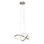 LED-HÄNGELEUCHTE 55/150 cm  - Chromfarben, Design, Kunststoff/Metall (55/150cm) - Dieter Knoll