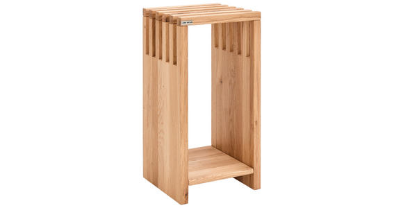 BLUMENTISCH in Holz 31/31/63,5 cm  - Eichefarben, Natur, Holz (31/31/63,5cm) - Linea Natura
