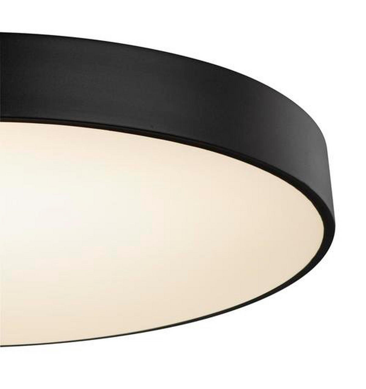 STROPNA LED-SVETILKA  Wiss //3000-6000 K/230 V/ - črna/bela, Basics, kovina/umetna masa (60/10,5cm) - Globo