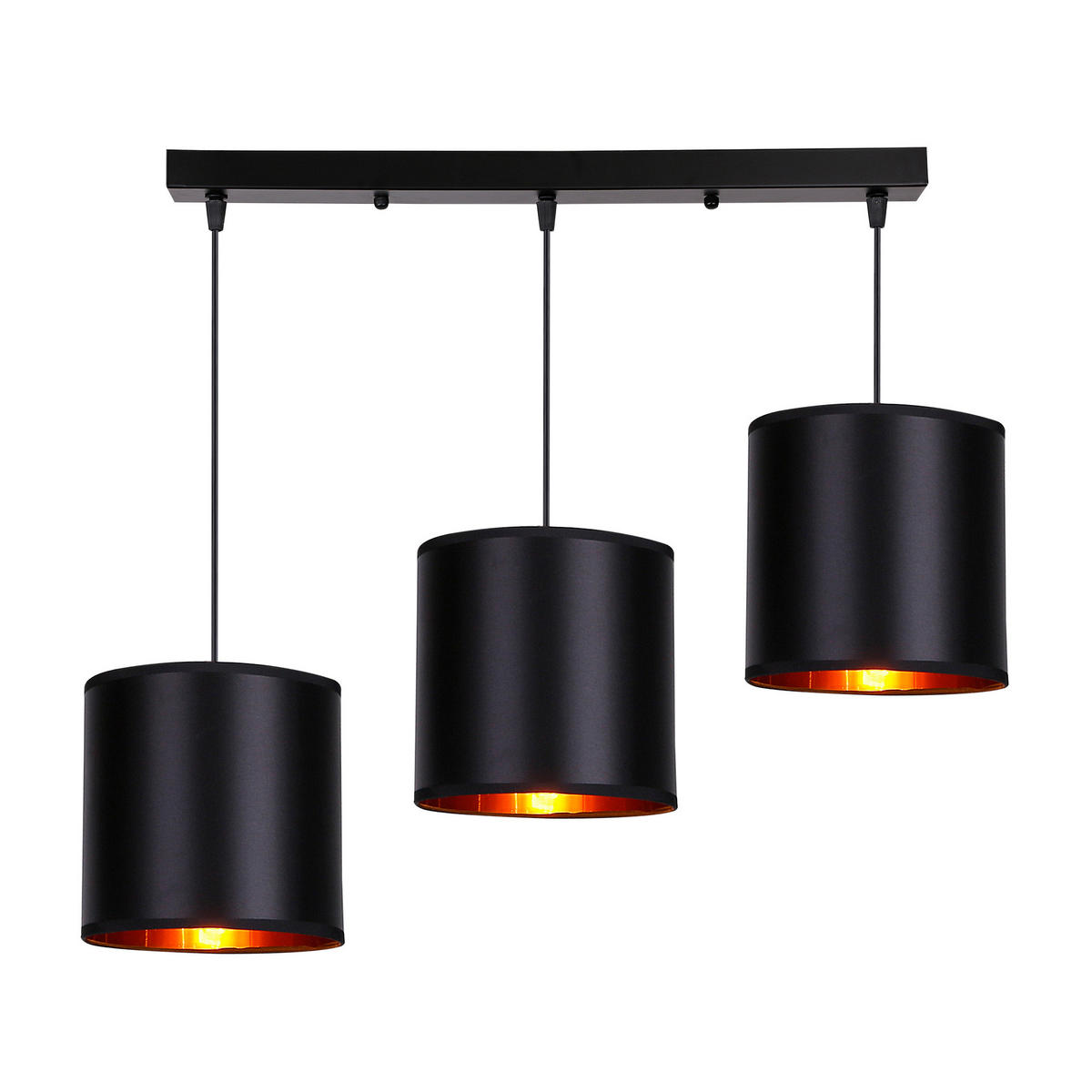 PENDELLAMPA Candida 70/20/100 cm  - svart, Design, metall/plast (70/20/100cm)